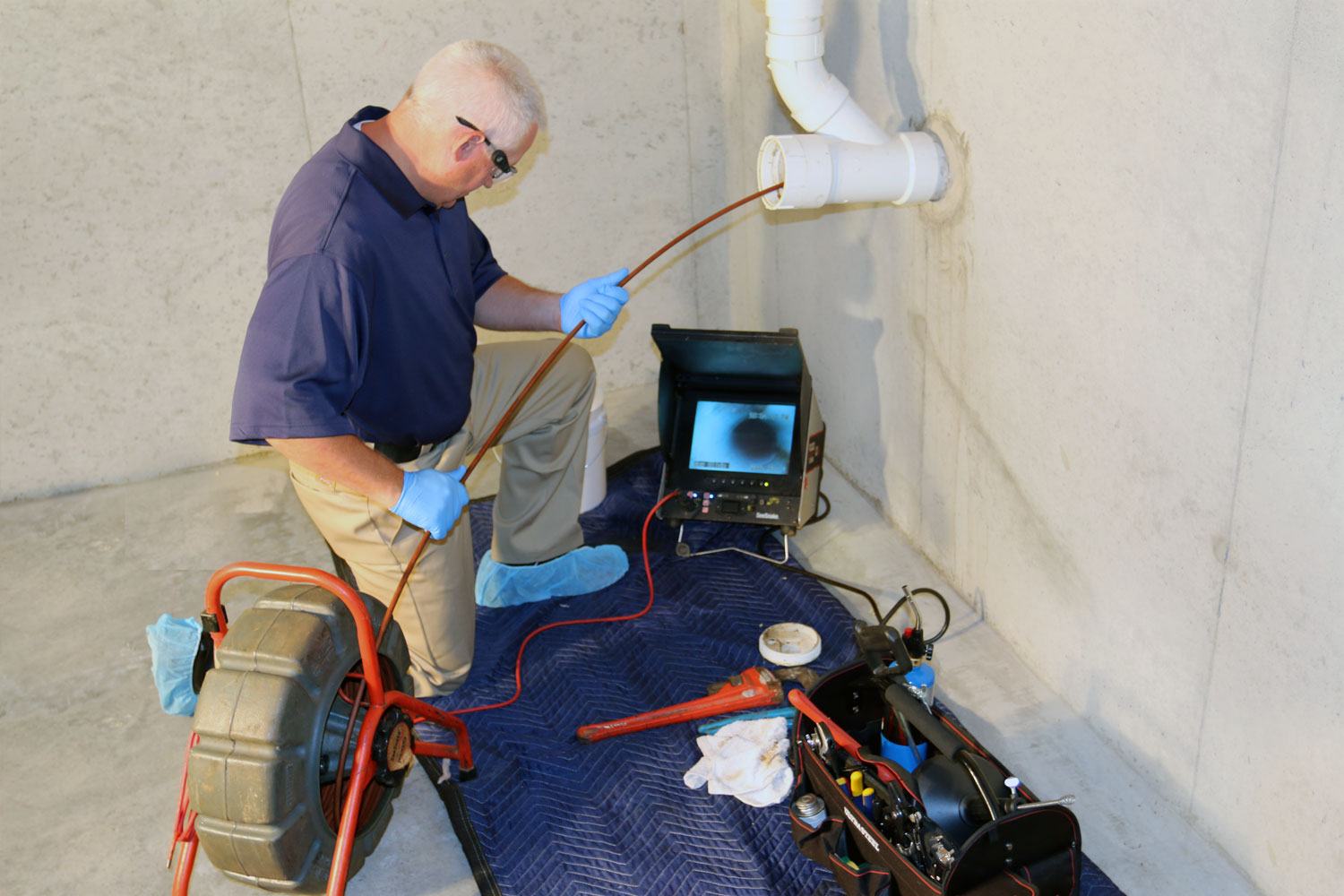 sewer line camera in Katy, TX